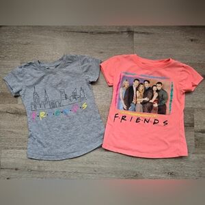 FRIENDS Kids Tees - Gray & Coral